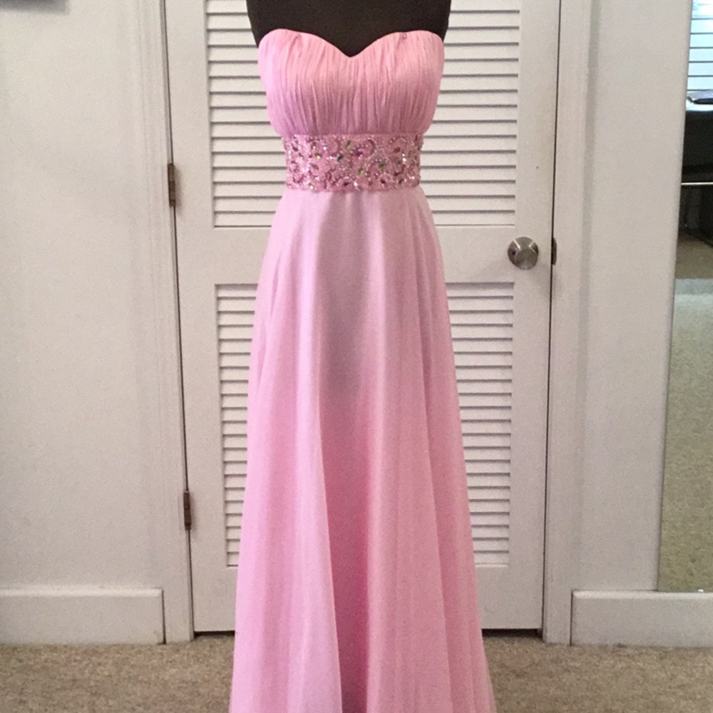 Pink prom dress